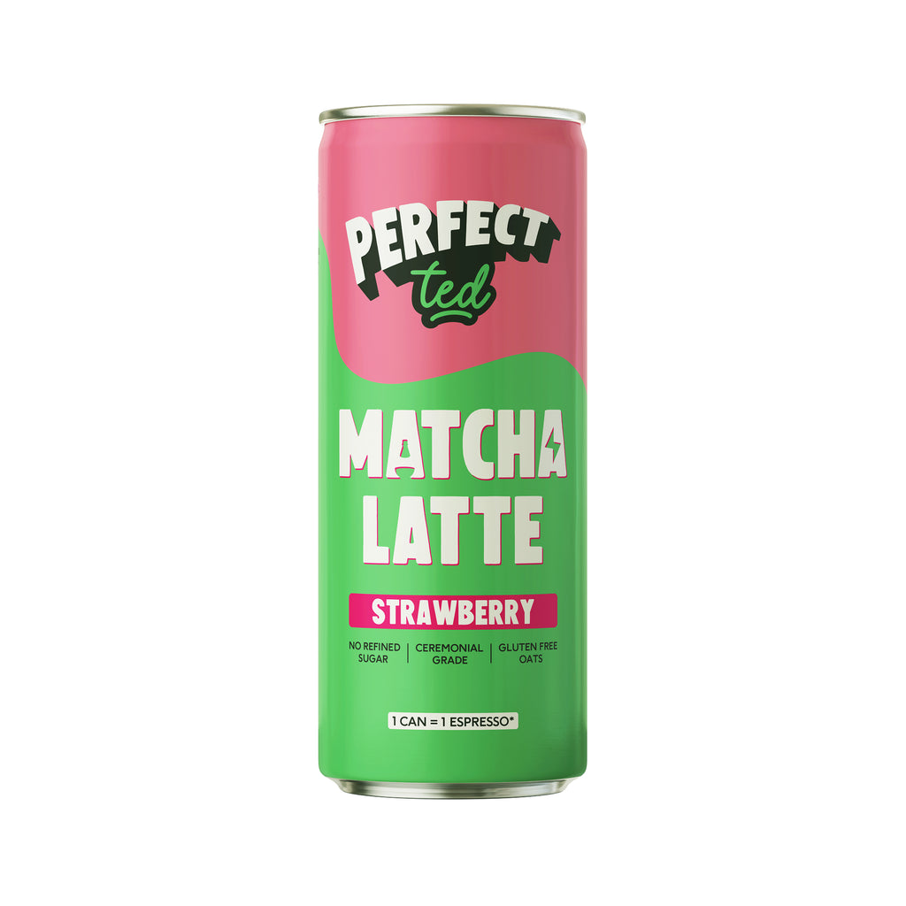 Strawberry Oat Matcha Latte 12x 250ml -PerfectTed