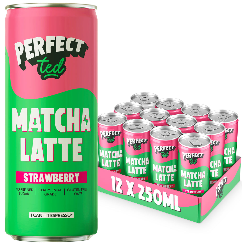Strawberry Oat Matcha Latte 12x 250ml -PerfectTed