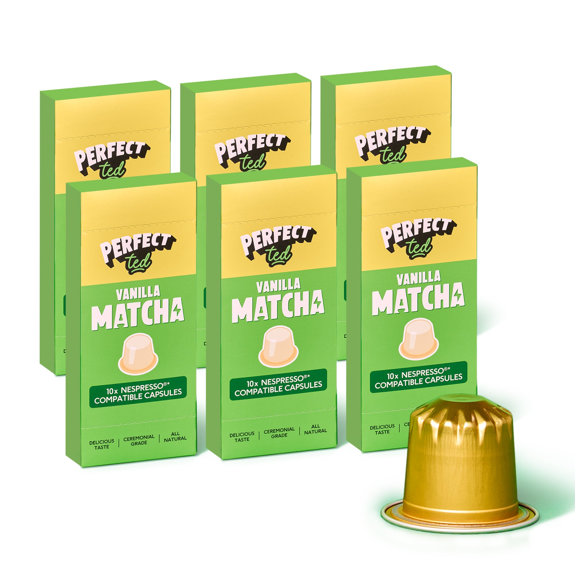 Vanilla Matcha Nespresso® Compatible Pods -PerfectTed